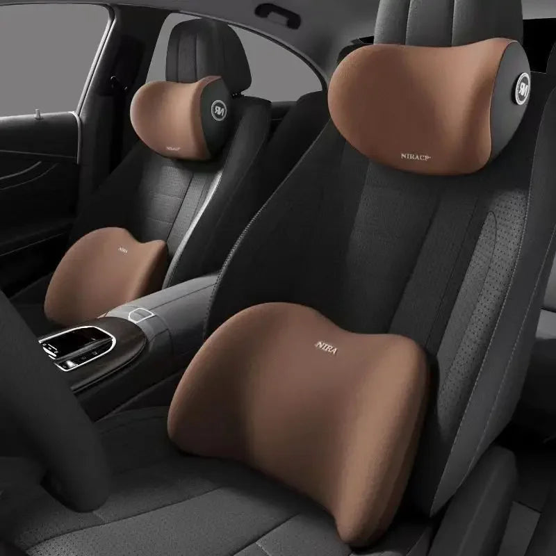Ergonomic Car Neck & Lumbar Support Set