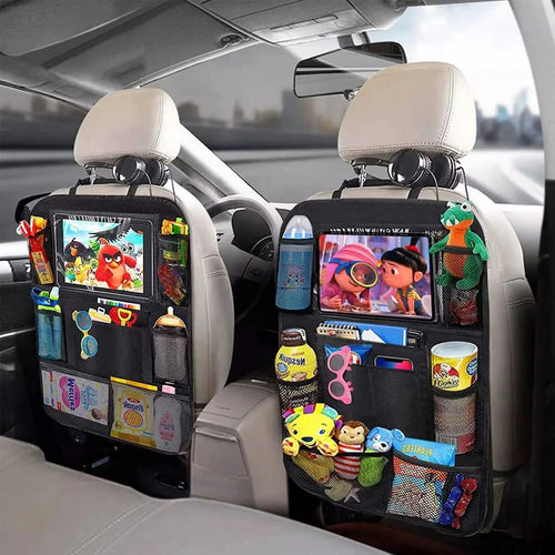 MaserHub™ 2-Pack Backseat Organizer with Touchscreen Tablet Holders