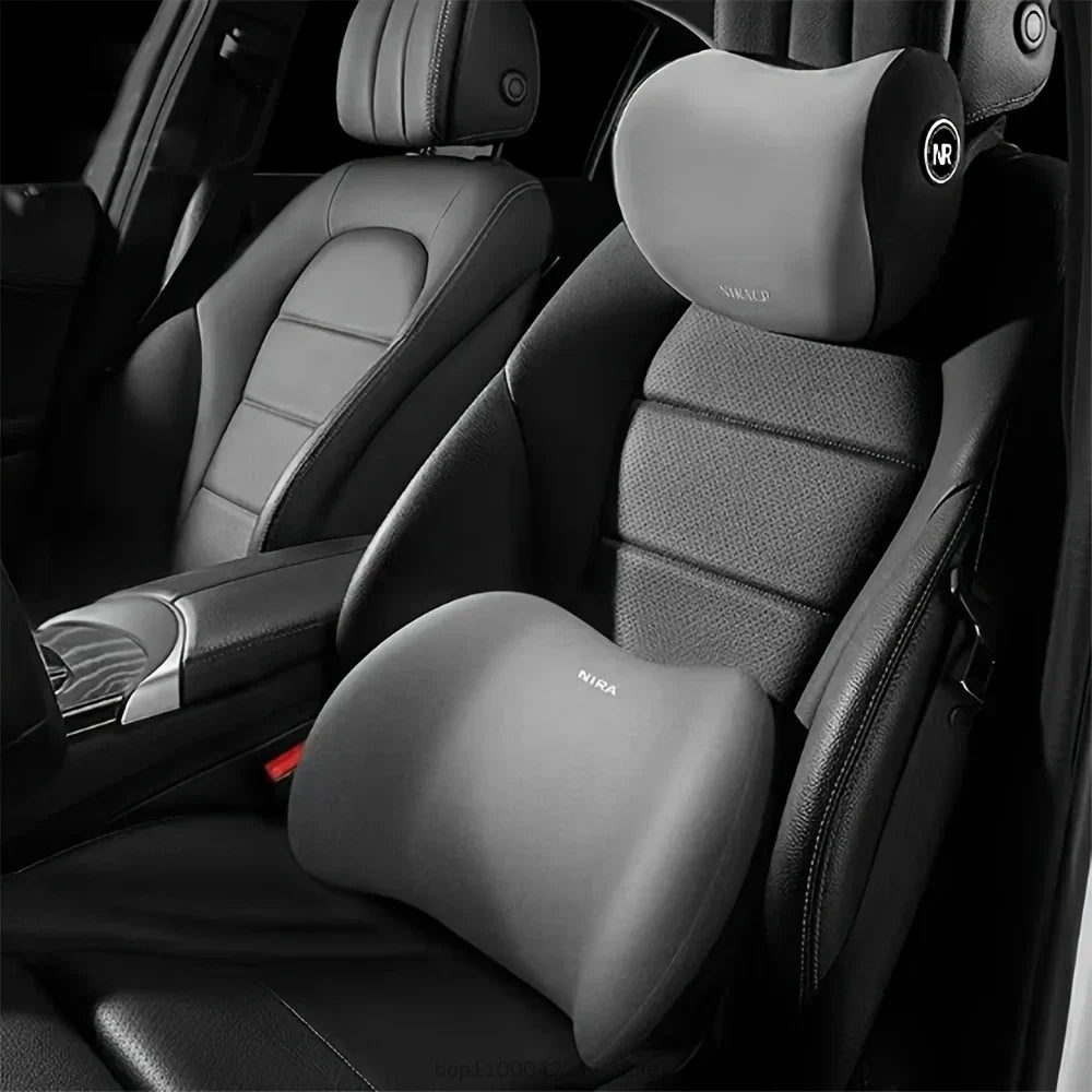 Ergonomic Car Neck & Lumbar Support Set