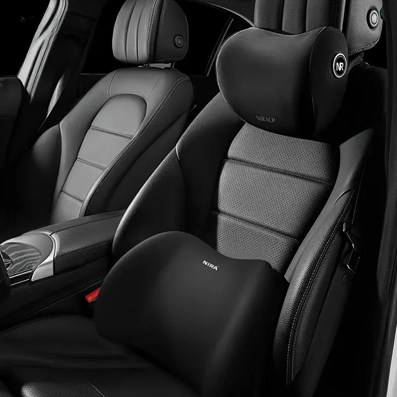 Ergonomic Car Neck & Lumbar Support Set