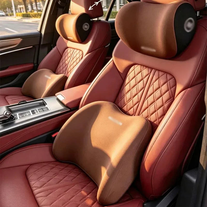 Ergonomic Car Neck & Lumbar Support Set