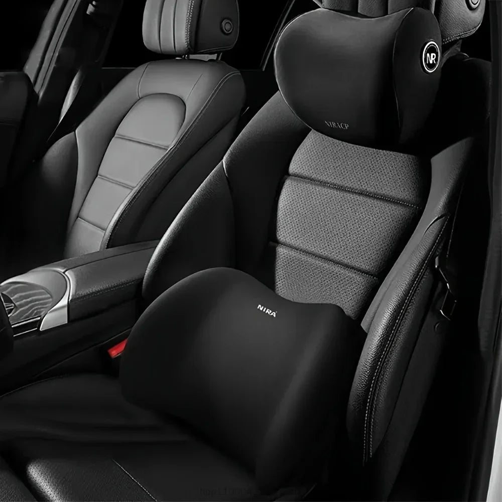 Ergonomic Car Neck & Lumbar Support Set