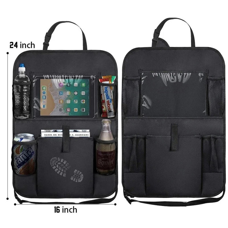 MaserHub™ 2-Pack Backseat Organizer with Touchscreen Tablet Holders